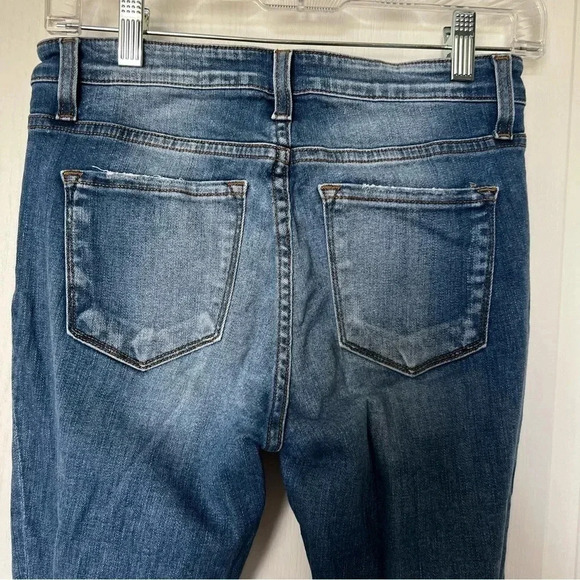 BRIDGE BY GLY : mid rise ankle distressed skinny jeans - Picture 4 of 9